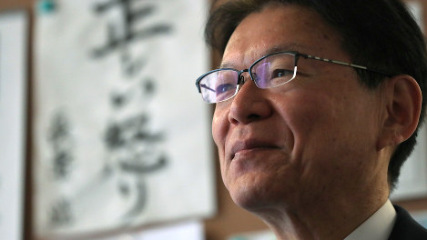 長妻昭氏＝和田大典撮影