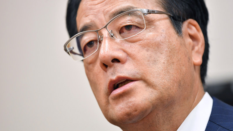 岡田克也氏=宮間俊樹撮影