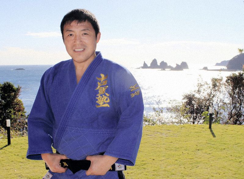 柔道金メダリスト、古賀稔彦さん=南伊豆町大瀬で2018年11月15日午後2時3分、梁川淑広撮影