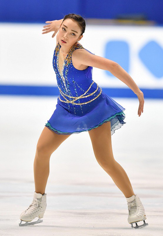 18歳坂本花織が初優勝 紀平2位、宮原3位 全日本フィギュア [写真特集9