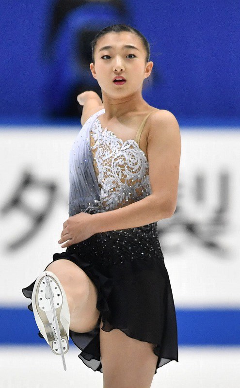 18歳坂本花織が初優勝 紀平2位、宮原3位 全日本フィギュア [写真
