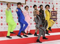 第６９回紅白歌合戦に出場する「ＤＡ　ＰＵＭＰ」＝東京都渋谷区のＮＨＫ放送センターで２０１８年１１月１４日午後１時５２分、内藤絵美撮影