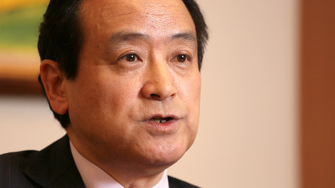 江田憲司氏＝山下浩一撮影