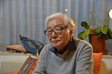 日本レコード大賞と、番組「輝く！日本レコード大賞」のスタート時を振り返る砂田実さん＝東京都港区で井上知大撮影