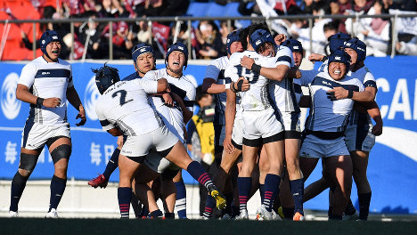 高校ラグビー 大阪桐蔭vs流通経大柏 ボール争奪、勝敗を左右 5日
