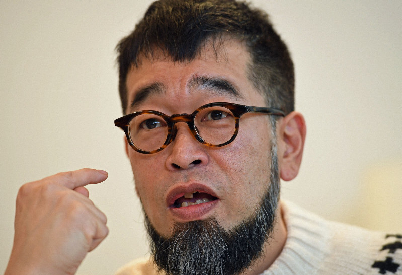選抜高校野球大会や自作曲への思いを語る槙原敬之さん=東京都渋谷区で、藤井太郎撮影