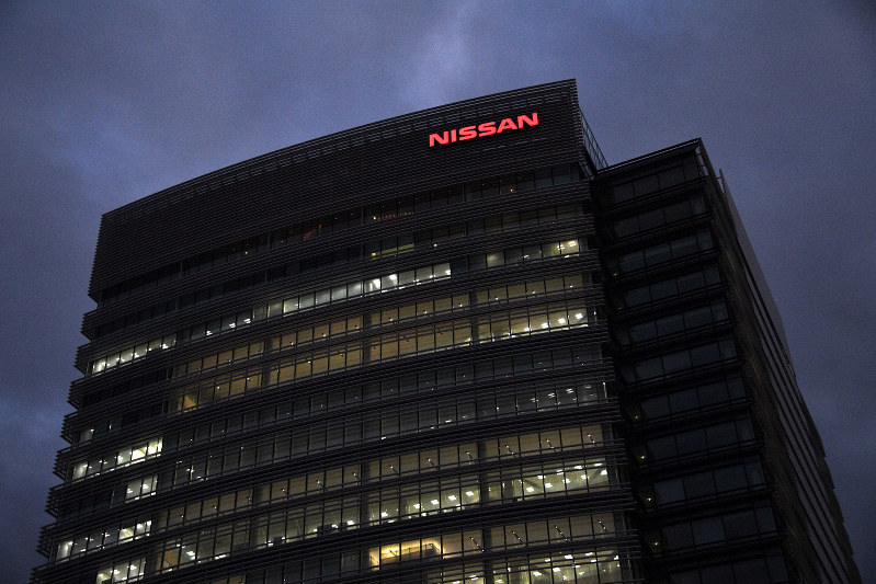 日産はゴーン前会長を巡って、さらなる不正がないか調査を進めている=横浜市西区の日産自動車グローバル本社で、丸山博撮影