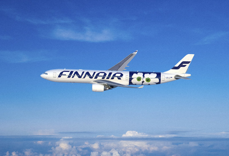 今年12月に新千歳空港に就航するフィンエアーのエアバスA330(同社提供)
