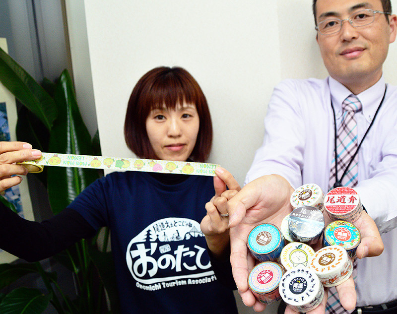 オリジナルテープ しまなみ海道 ゆるキャラ 尾道観光協会が販売 広島 毎日新聞