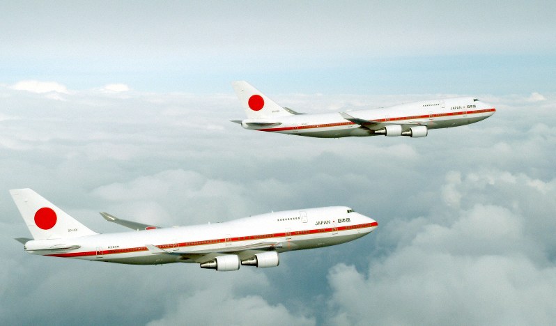 3月末に退役する政府専用機=防衛省提供