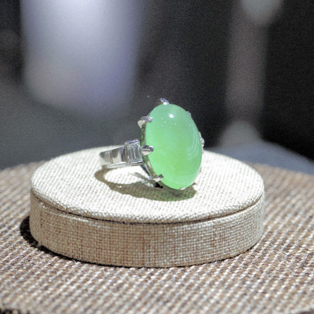 奇跡のヒスイ、展示 糸魚川大火で無傷 フォッサマグナミュージアム