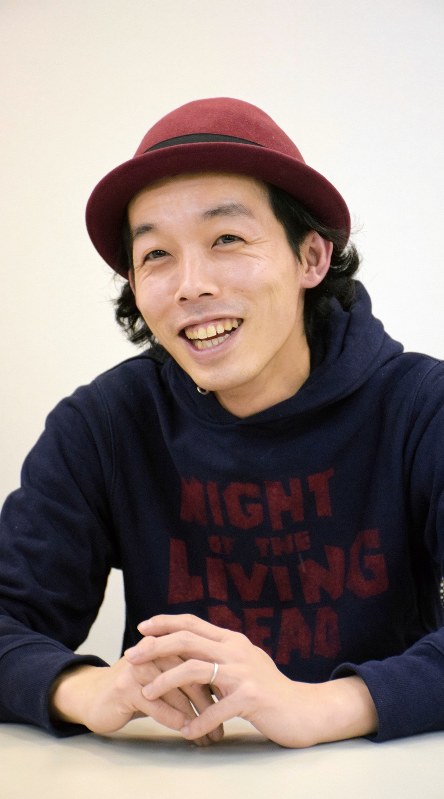 上田慎一郎さん=小林祥晃撮影