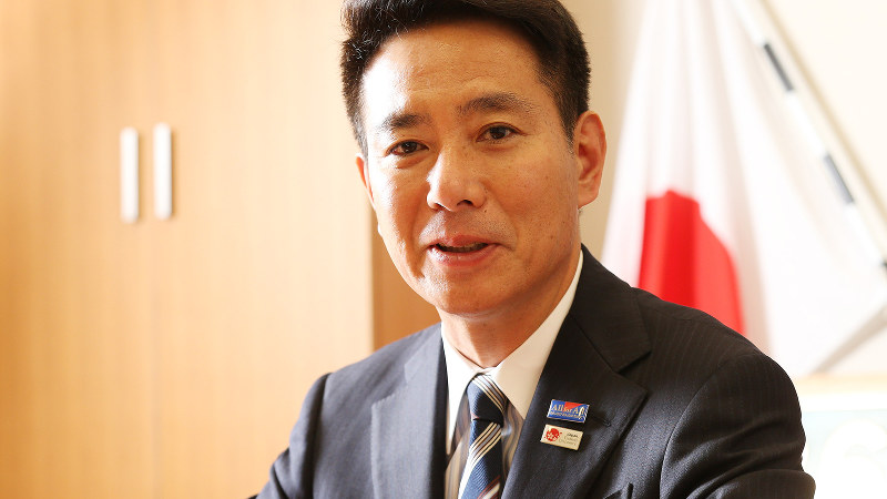 前原誠司さん=太田康男撮影