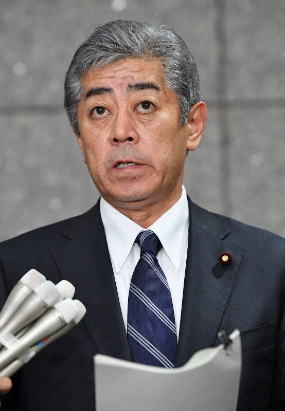 岩屋毅防衛相=宮間俊樹撮影