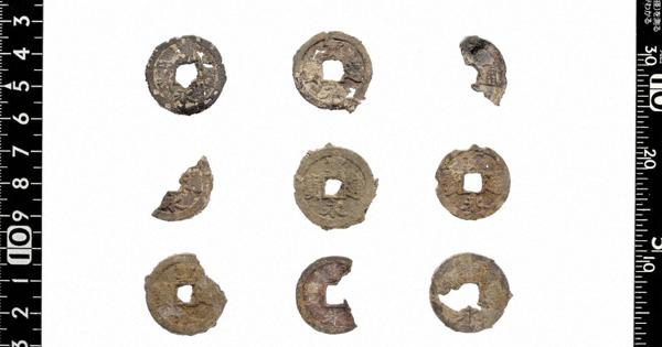 寛永通宝」の遺物出土 松本での鋳造裏付け | 毎日新聞