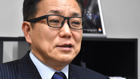 江島潔氏＝須藤孝撮影
