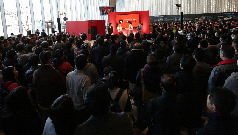 1月27日にあったラジオの未来像を示すイベント「あべ☆EXPO2019」の様子。約2万人が来場した=TOKYO FM提供