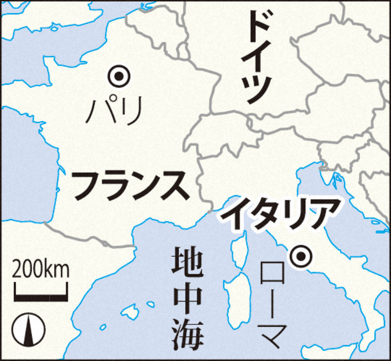 欧州議会選へ仏伊確執 移民 巡り 相互批判 毎日新聞