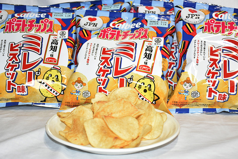 ご当地ポテトチップス 食べたい ミレービスケット味 カルビー 高知 毎日新聞