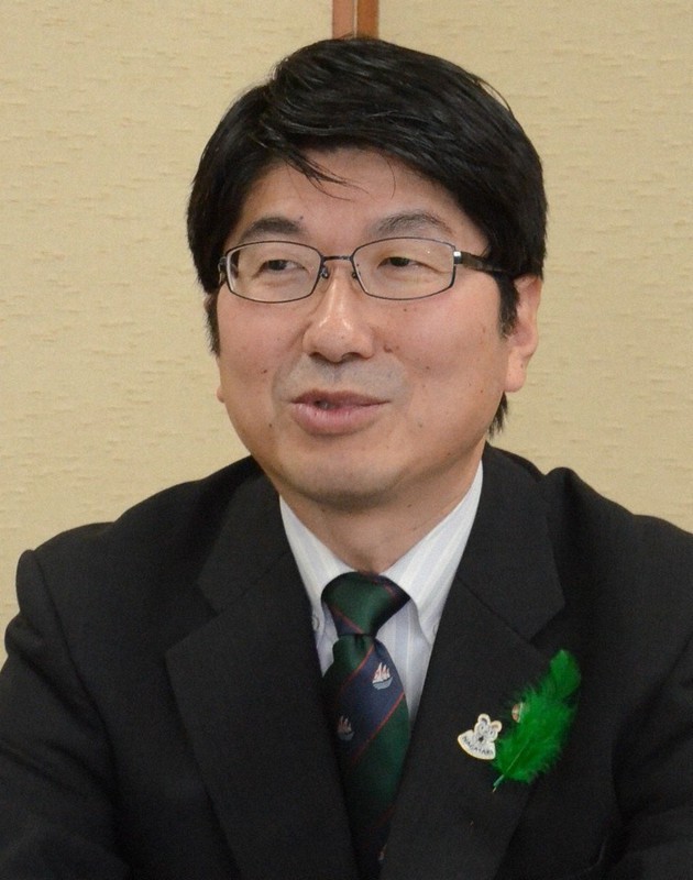 長崎市の田上富久市長=釣田祐喜撮影