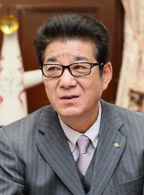 大阪府の松井一郎知事=幾島健太郎撮影
