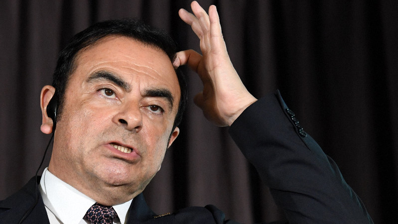 日産自動車前会長のカルロス・ゴーン被告=2016年5月12日、徳野仁子撮影