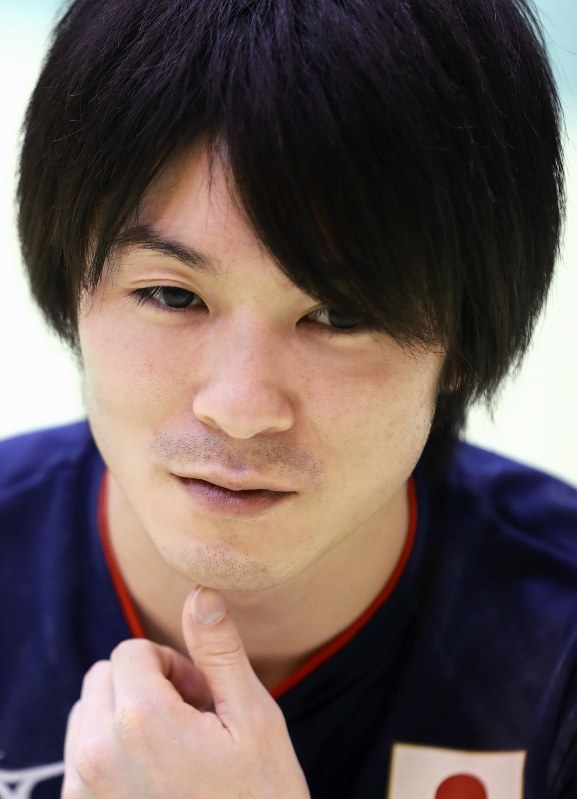 東京五輪など今後について語る内村航平=佐々木順一撮影