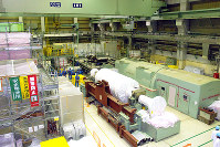 アスベスト除去作業中の日本原電敦賀原発1号機のタービン建屋＝福井県敦賀市で、高橋一隆撮影