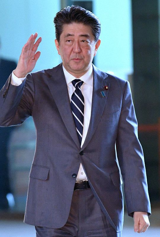 安倍晋三首相=首相官邸で2019年3月12日、宮間俊樹撮影