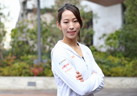 東京五輪のスポーツクライミングで活躍が期待される野口啓代選手＝川崎市中原区で2019年2月7日、佐々木順一撮影