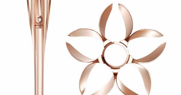 聖火リレーのトーチは「桜ゴールド」 震災仮設のアルミを再生 デザイン