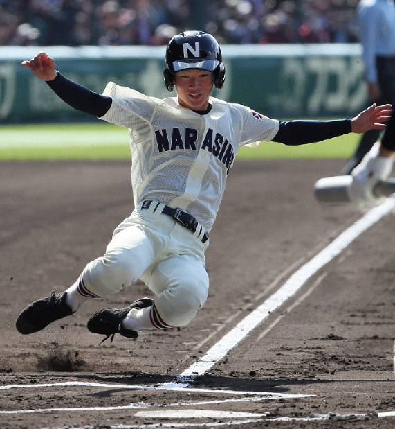 美爆音」に乗り、先制のホーム踏んだ習志野・竹縄 攻めの姿勢が実る