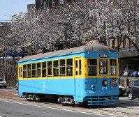 数量限定SALE 大正から昭和の路面電車3両「さよなら運行」 [写真 長崎電気軌道 絵画