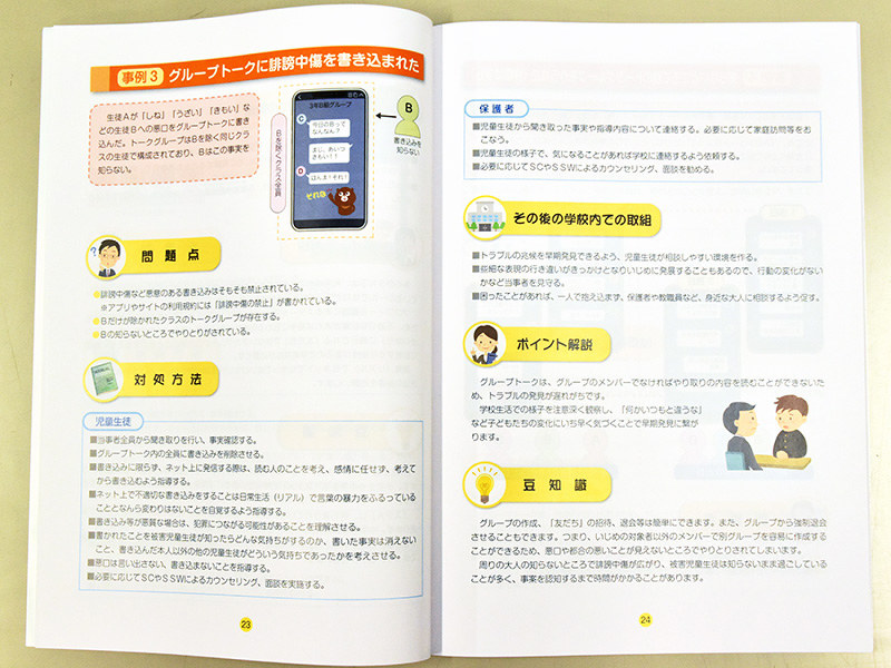 ネットいじめ対応マニュアル 完成 事例や対処法紹介 解説も 大津市内 小中校全教員と全高校に配布 滋賀 毎日新聞