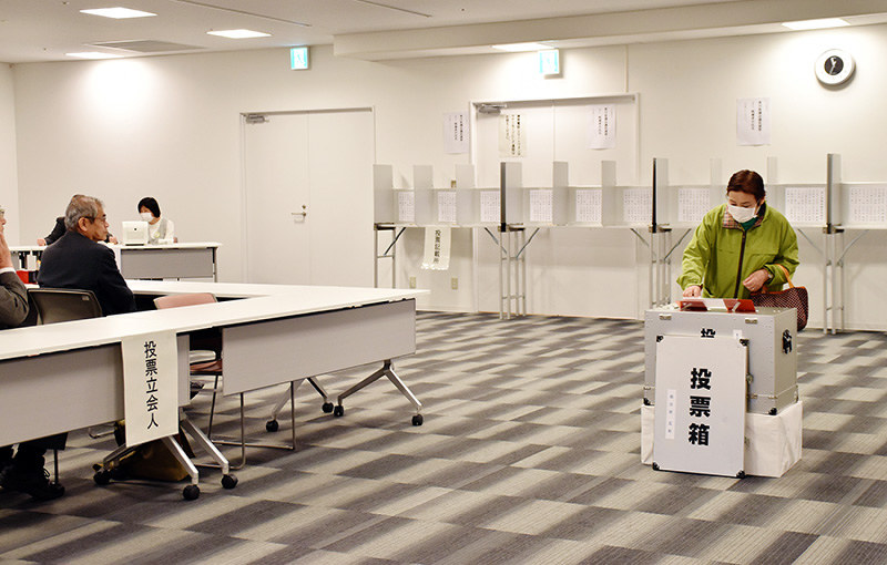１９統一地方選 県議選 投票始まる 県選管 期日前の利用を 高松では９カ所で 香川 毎日新聞