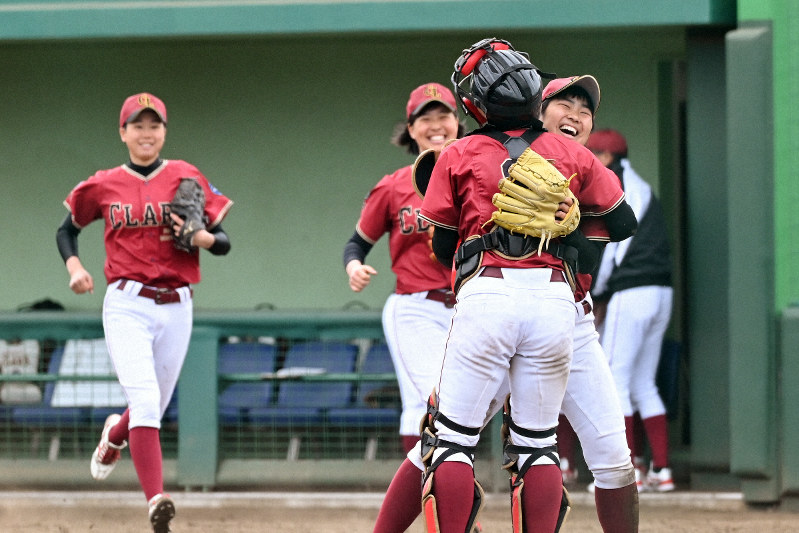 クラーク記念国際 硬式野球部 OP戦用ユニフォーム クラーク記念国際