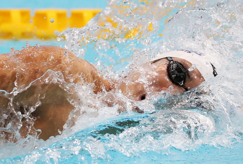 競泳日本選手権第3日 松元克央（男子200自由形）、酒井夏海（女子100背