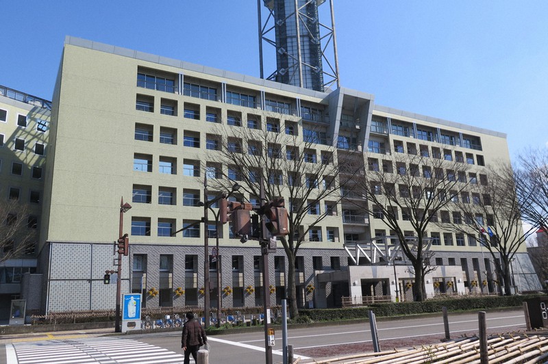 富山市役所=富山市新桜町で2019年2月26日、柳澤一男撮影