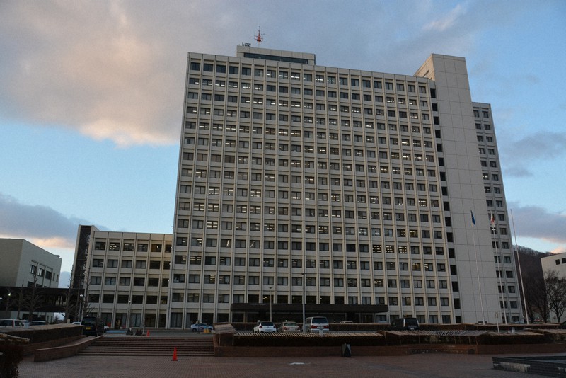 山形県庁=山形市松波2で2019年2月18日、二村祐士朗撮影