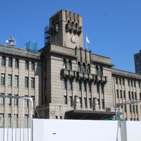 京都市役所＝飼手勇介撮影