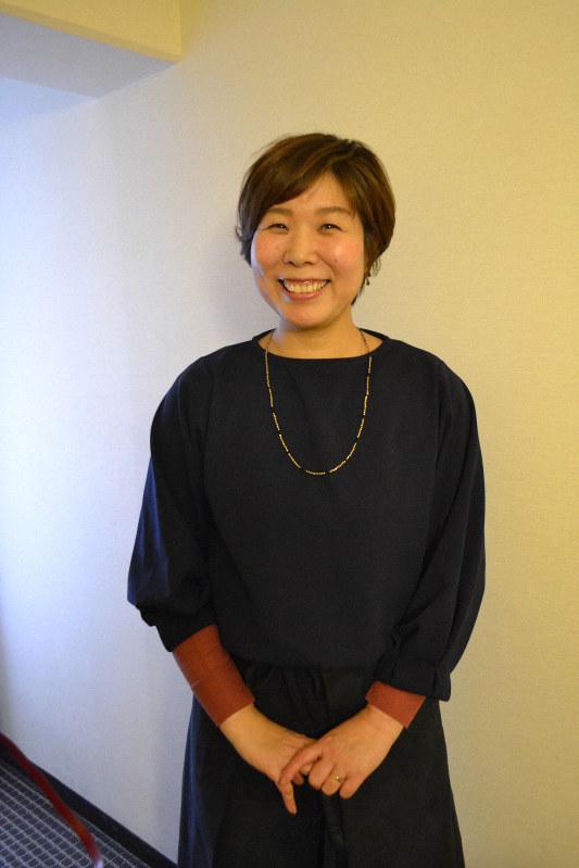 「事実を伝えたい」と実名で被害体験を語る宮本ゆかりさん=東京都品川区で2018年2月、上東麻子撮影