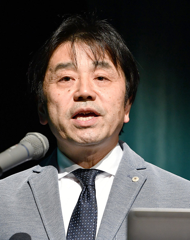 国立民族学博物館副館長の関雄二教授=大阪市北区の毎日新聞大阪本社オーバルホールで2019年3月22日、望月亮一撮影