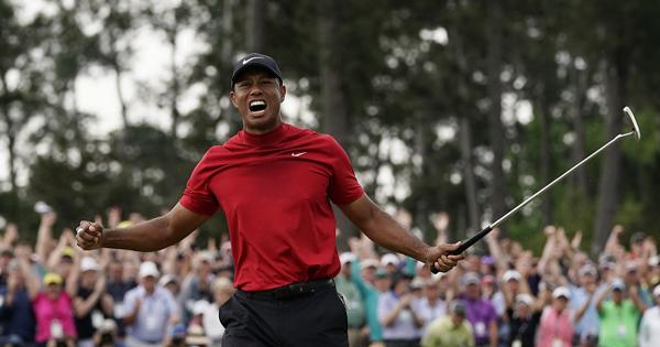 ゴルフ：タイガー・ウッズ、マスターズ優勝 14年ぶり5度目 [写真特集5