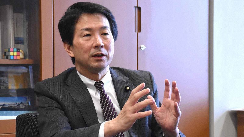 大塚耕平氏=須藤孝撮影