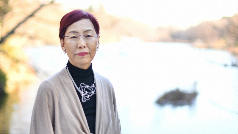 社会学者の上野千鶴子さん=東京・井の頭公園で2017年1月11日、中村藍撮影