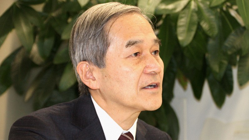 楠木新さん=2019年2月25日、川村彰撮影
