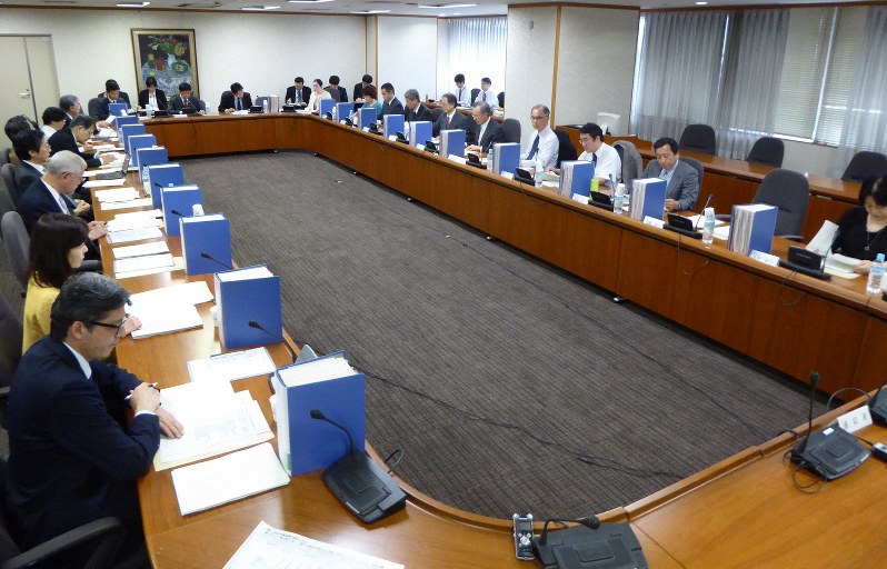 受精卵ゲノム編集の臨床応用を防ぐ法規制を提言する方針で一致した政府の生命倫理専門調査会=東京都内で2019年4月22日午後3時35分、千葉紀和撮影