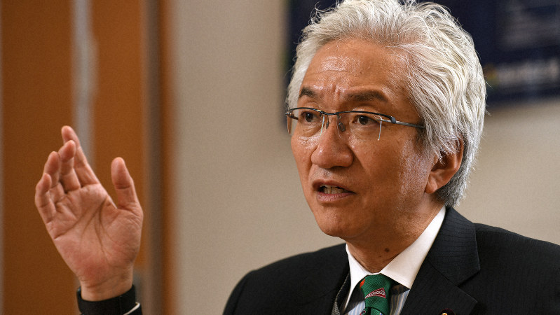 西田昌司氏=内藤絵美撮影