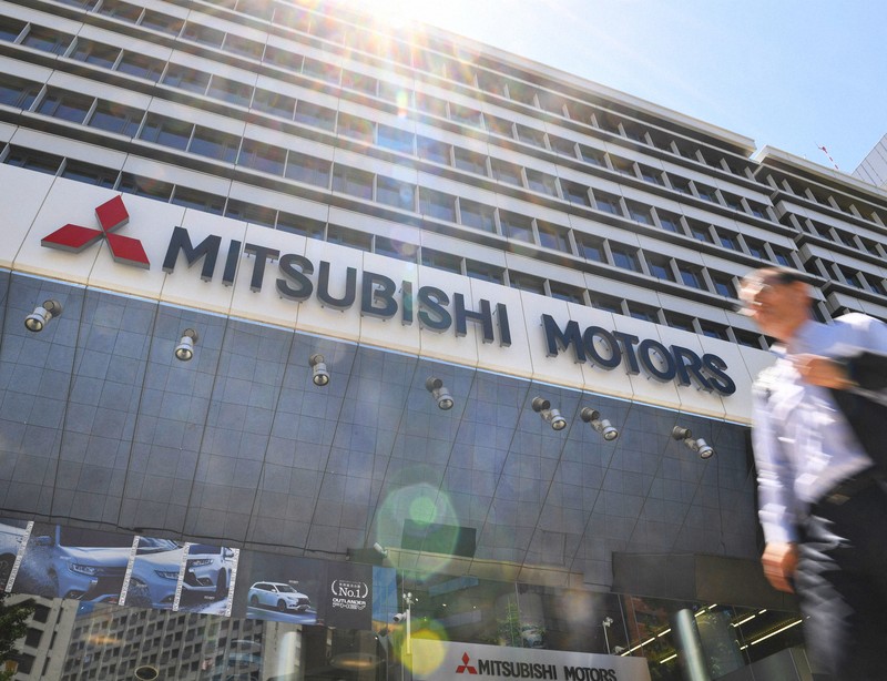 三菱自動車の本社=東京都港区で、望月亮一撮影