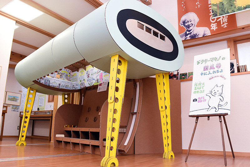 原画展 牧野富太郎博士モチーフの絵本 出身地の佐川で 胴乱号 の模型も登場 高知 毎日新聞